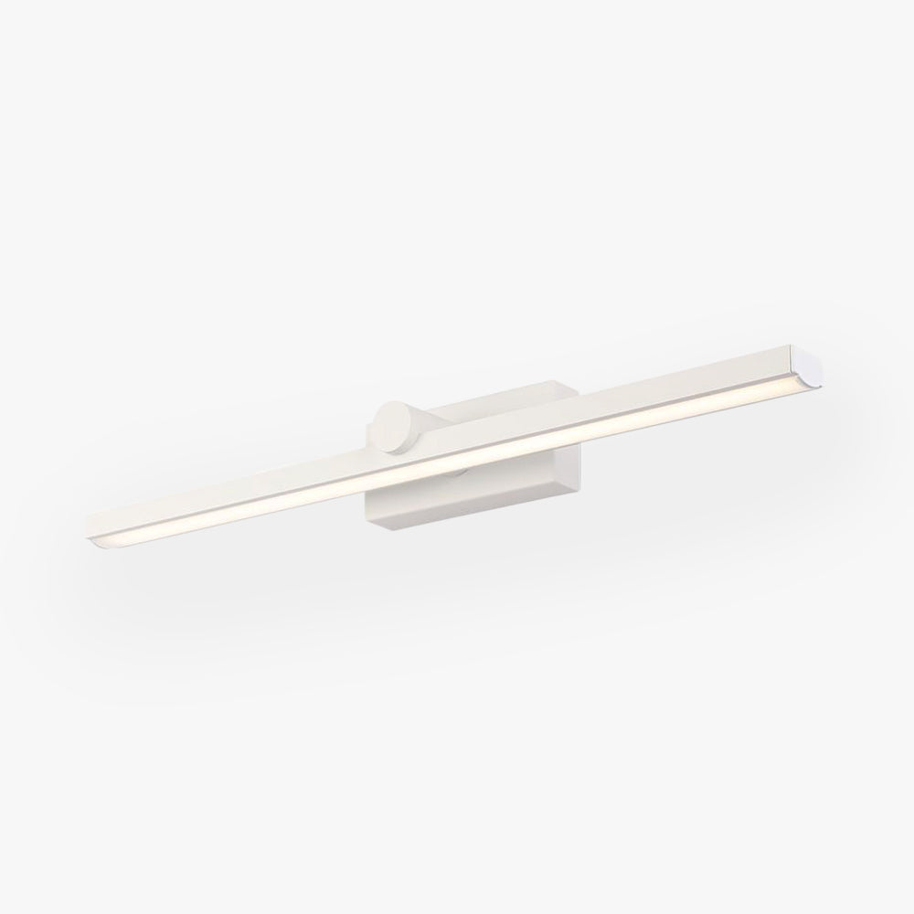 Arisha Nordic LinearMetal Mirror Front Vanity Wall Lamp, White - Neutralighting
