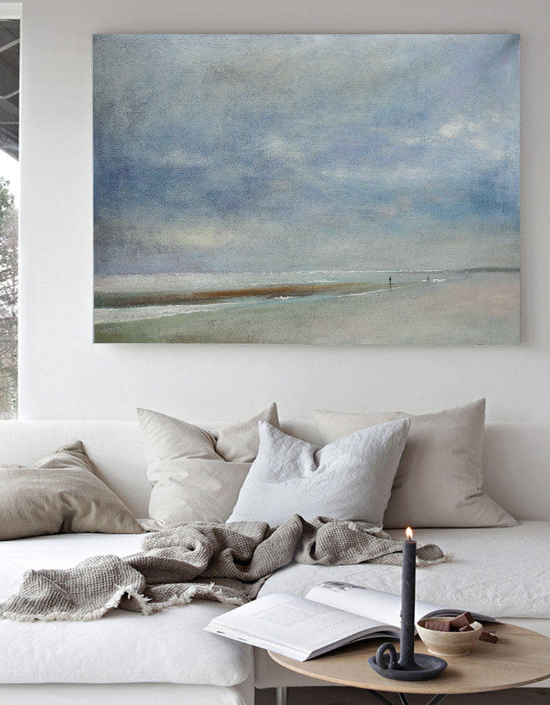Seaside Scenery Abstract Painting ABSH10 - Neutralighting