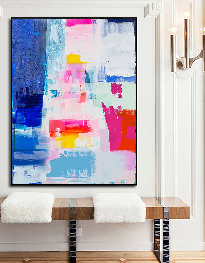 Large Color Abstract Art ABAV01 - Neutralighting
