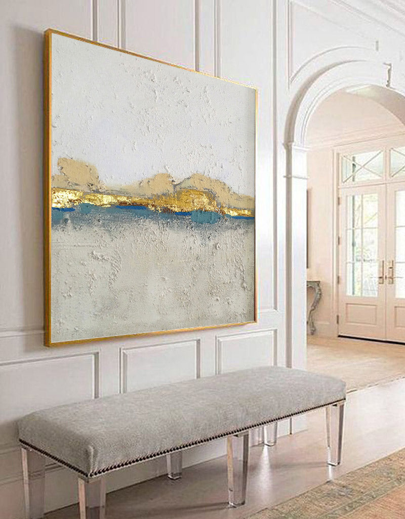 Gold Landscape Abstract Art ABLS04 - Neutralighting