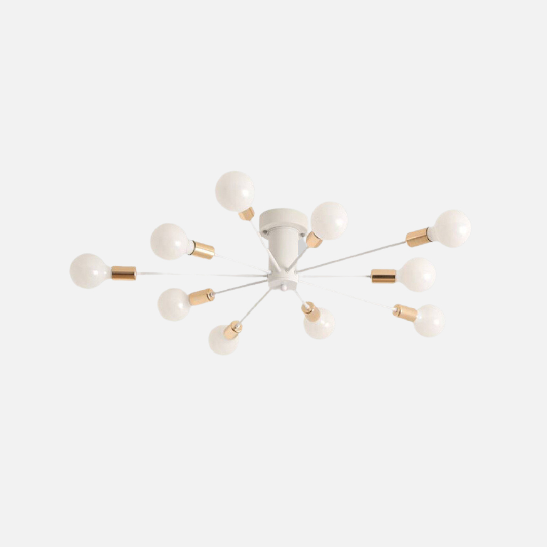 Silva Modern Simple Flush Mount Ceiling Light, 6/8/10 Heads - Neutralighting