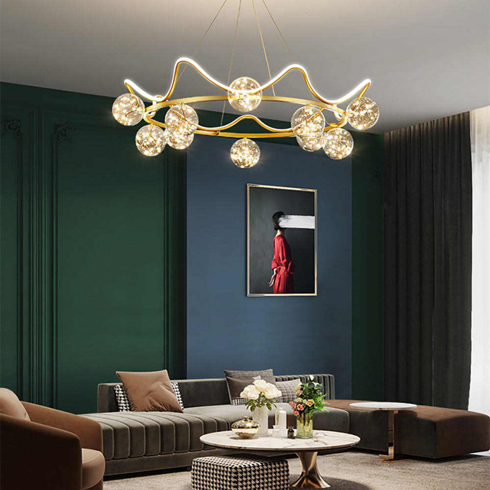 Arisha Nordic Creative Star Pendant Light Metal Living Room/Restaurant - Neutralighting