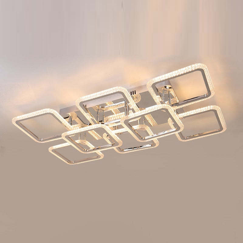 Arisha Modern Square Flush Mount Ceiling Light - Neutralighting