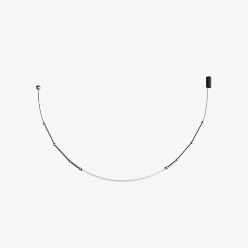 Arisha Modern Linear Metal/Silicone Pendant Light, Black - Neutralighting