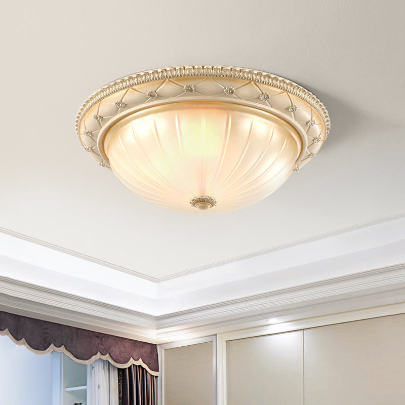 Silva Minimalist Flush Mount Ceiling Light Resin Living Room - Neutralighting