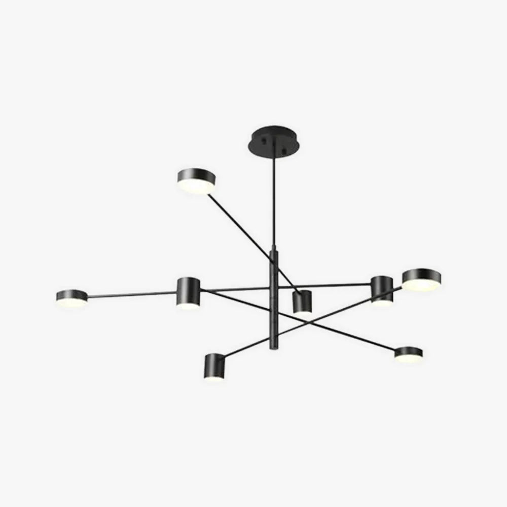 Arisha Pendant Light Branch Industrial Black/Gold, Bedroom - Neutralighting