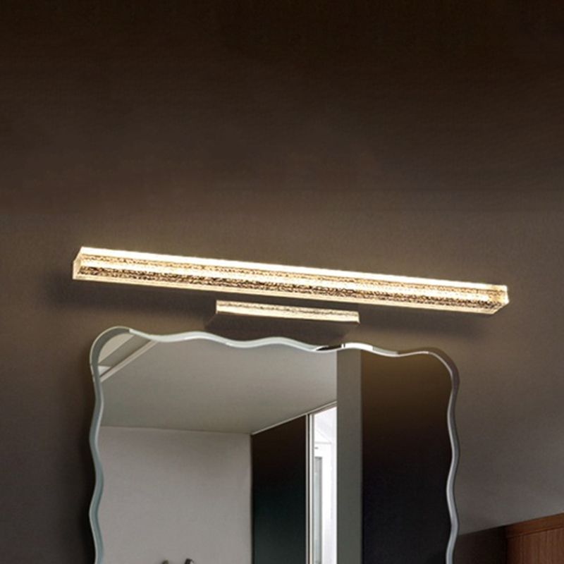 Arisha Modern Rectangular Metal Modern Wall Lamp, Silver - Neutralighting