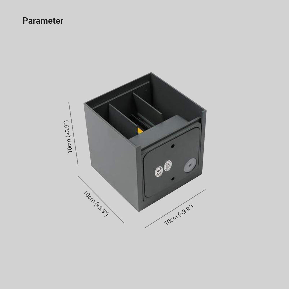 Nexu Modern Adjustable Square Outdoor Wall Lamp LED - Neutralighting