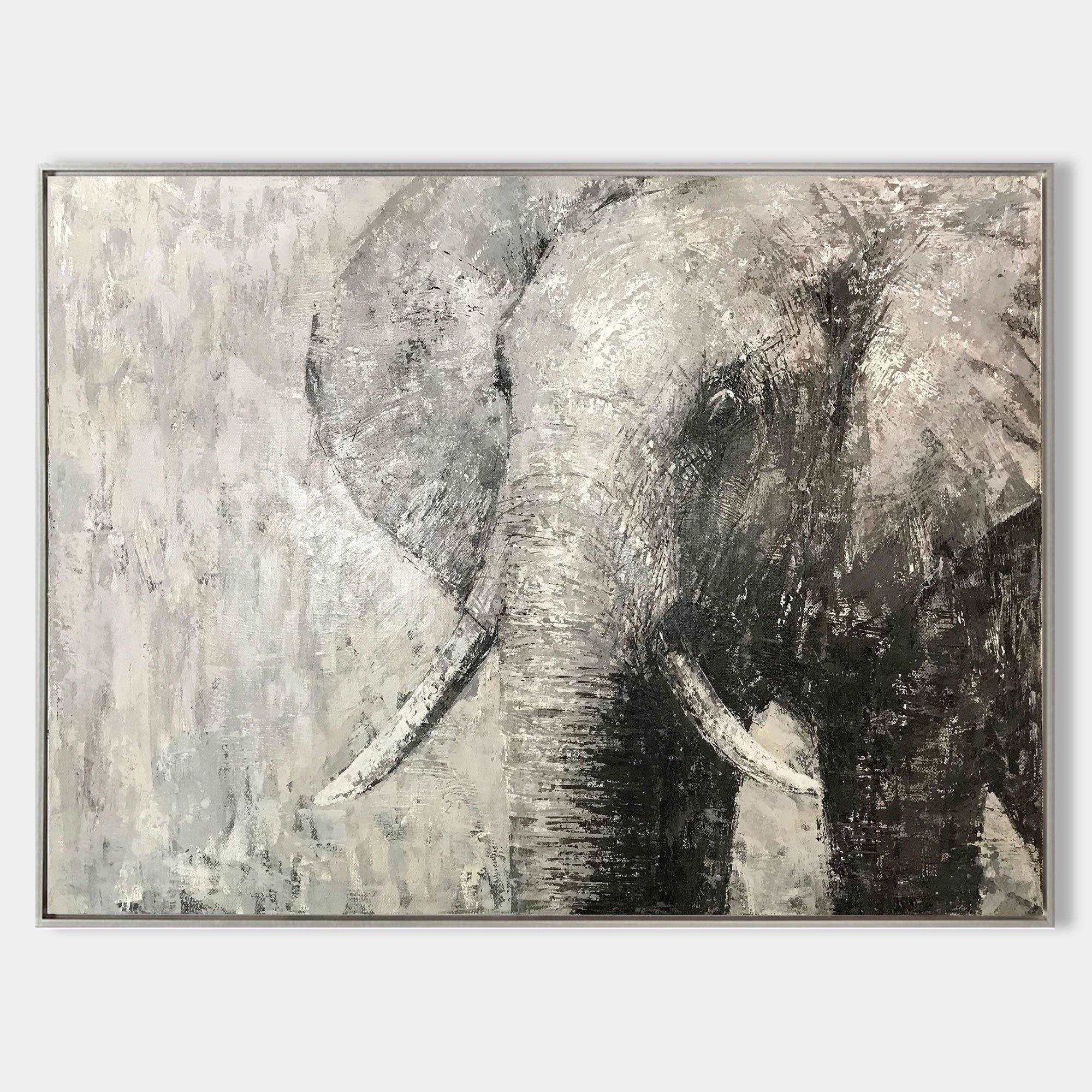 Abstract Elephant Art ANE05 - Neutralighting