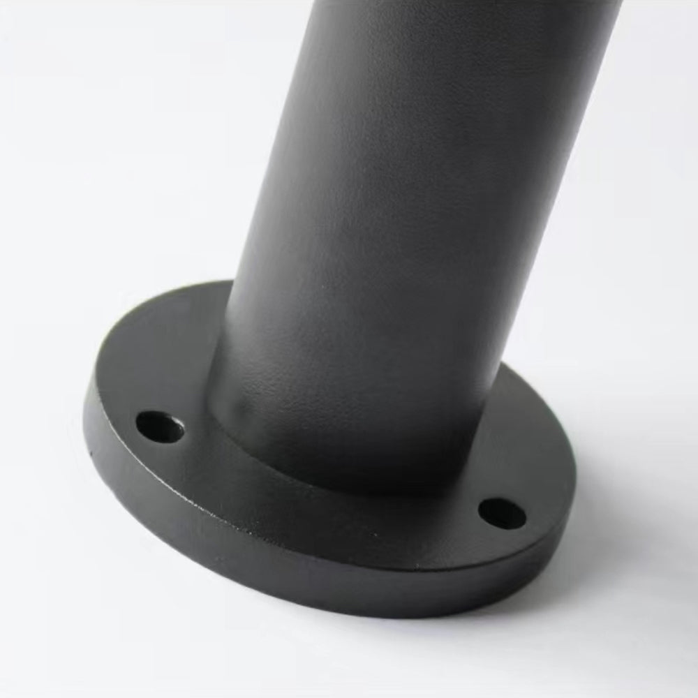 Ray Metal Cylindrical Outdoor Path Light, Black - Neutralighting