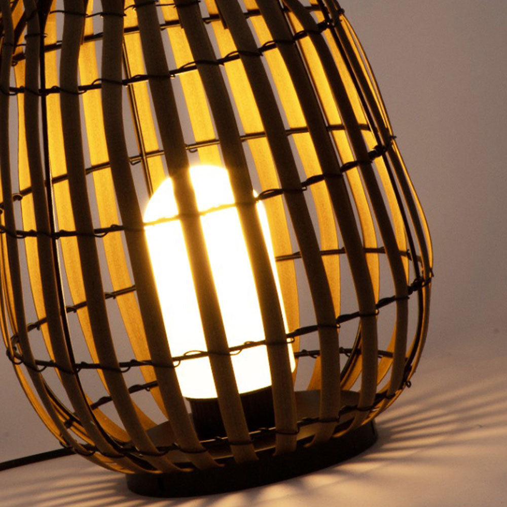 Ray Outdoor Floor Lamp, Hardwired & Solar Cage - Neutralighting