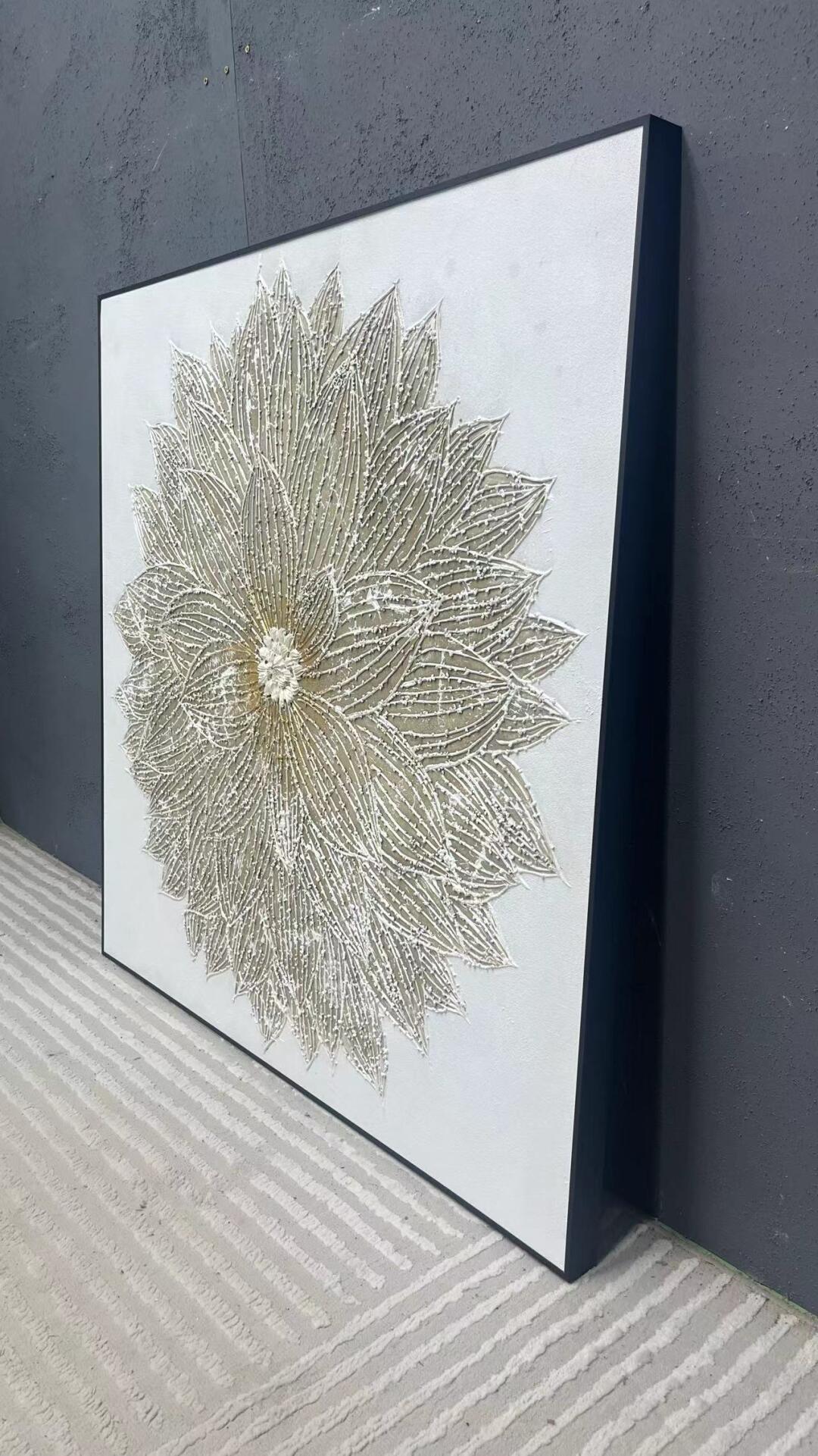 Plaster Art Texture Painting SG361 - Neutralighting