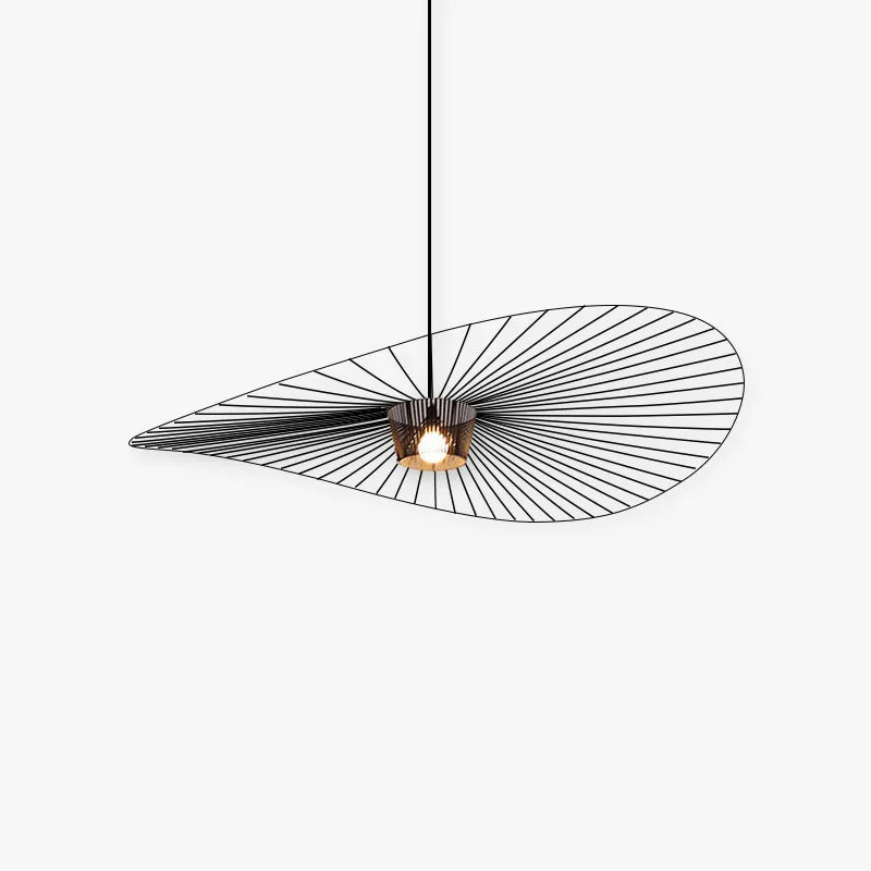 Zenro Modern Flower Fabric Pendant Light 4 Color, Black/White/Gold/Brown