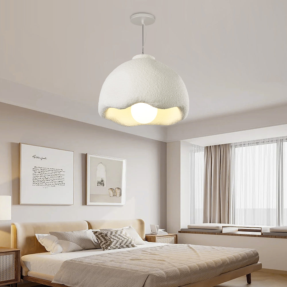 Avi Flower Shape Pendant Light, White, Living Room, Bedroom - Neutralighting