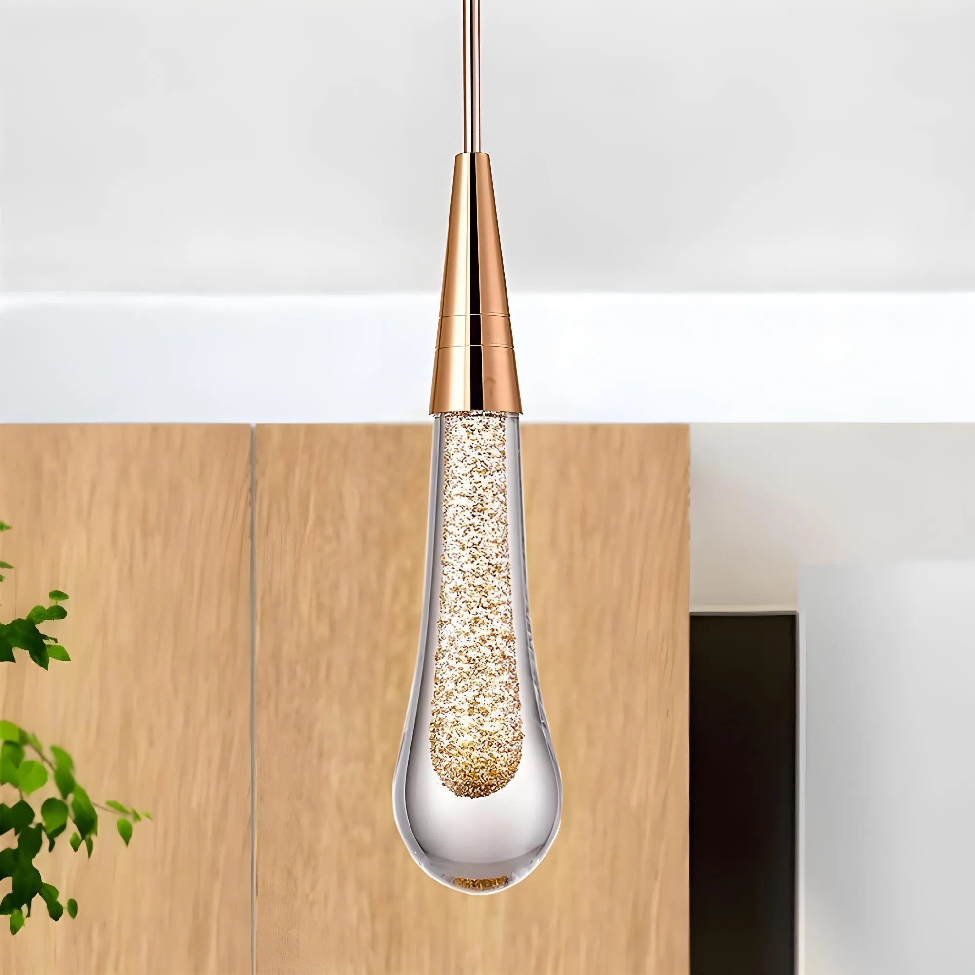 Teardrop Gold Pendant Light - Neutralighting