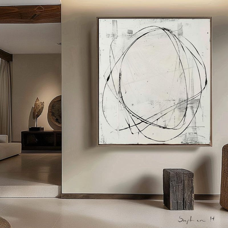 Wall Art Contemporary Serene Calm Raw