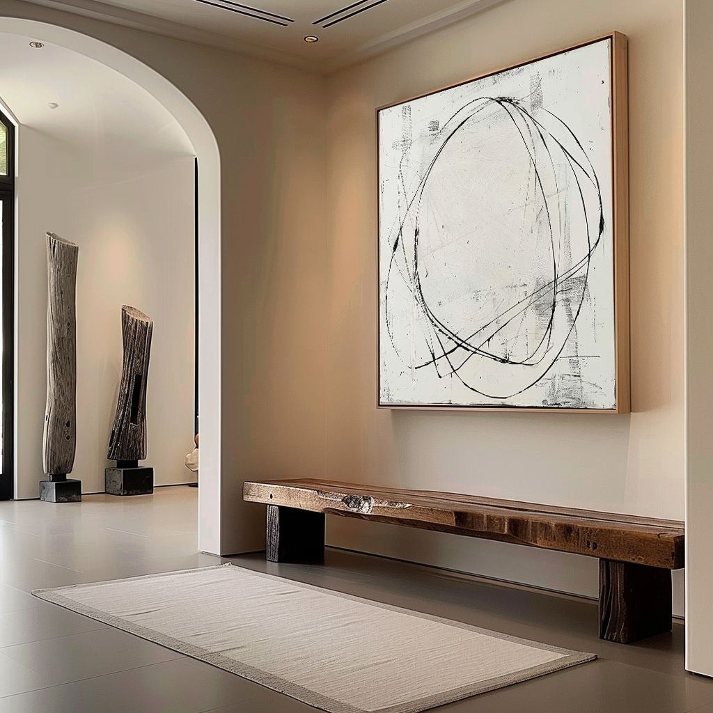 Wall Art Contemporary Serene Calm Raw
