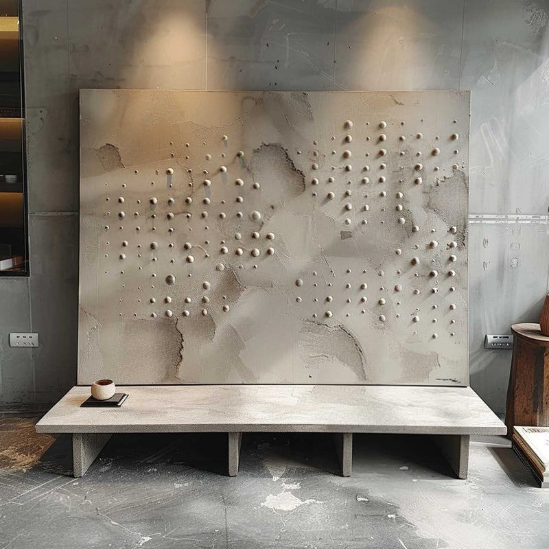 Wall Art Neutral Dotted Wabi-Sabi