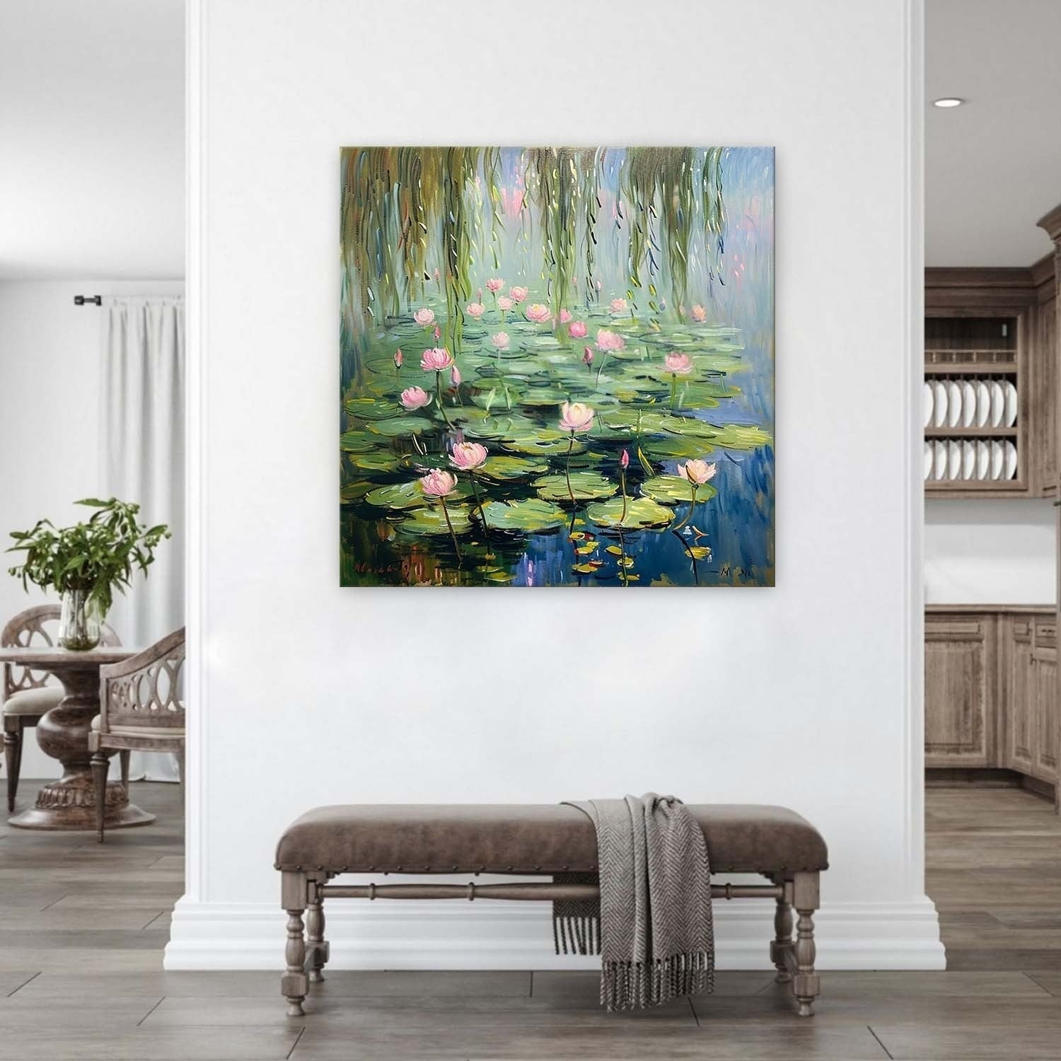 Wall Art Landscape Lotus Atmospheric Ripple
