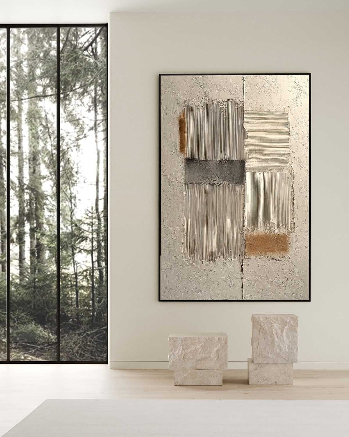 Wall Art Wabi-Sabi Abstract Modern - Neutralighting