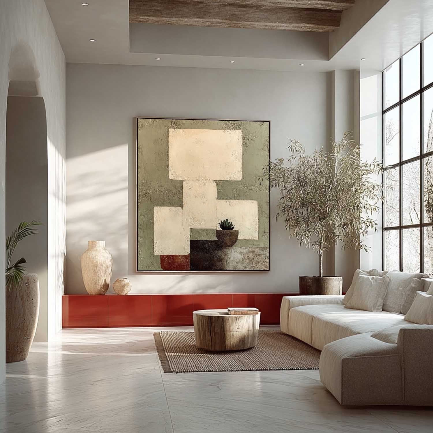 Wall Art Wabi-Sabi Neutral Serene - Neutralighting