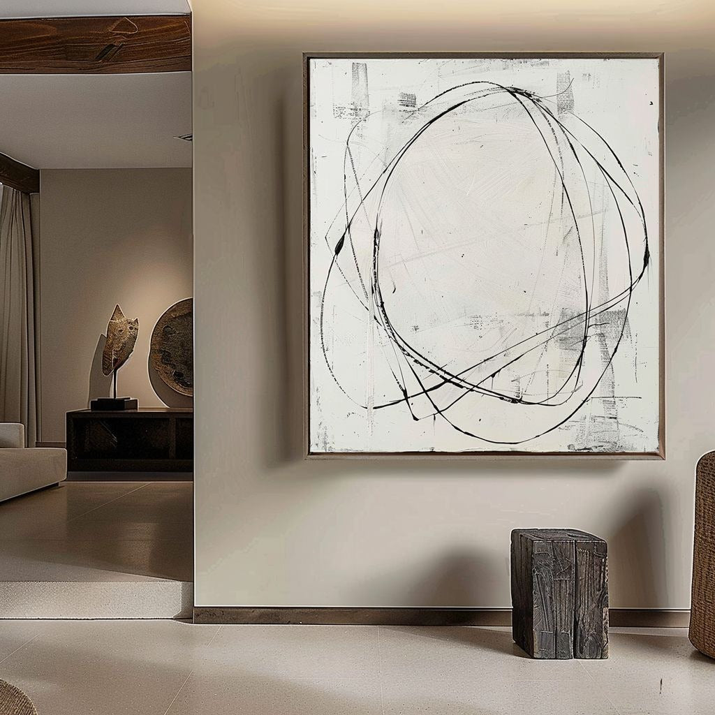 Wall Art Contemporary Serene Calm Raw - Neutralighting
