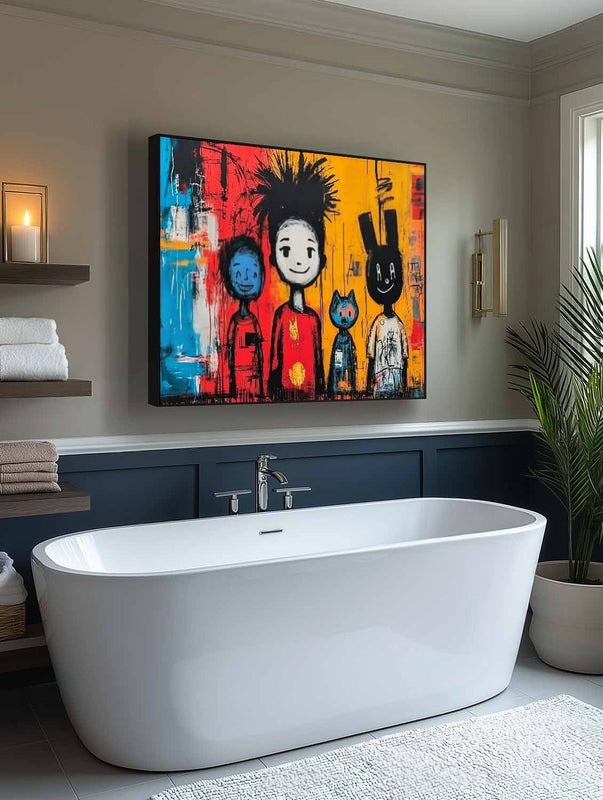 Wall Art Neo Expressionist Family