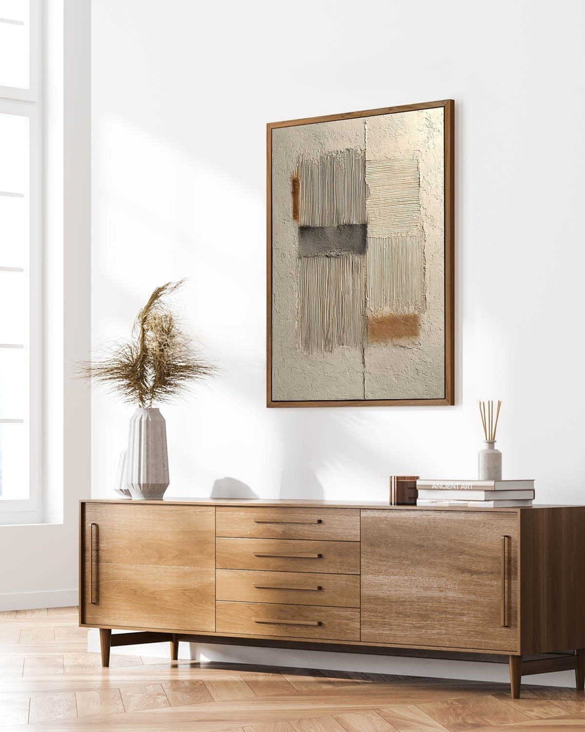 Wall Art Wabi-Sabi Abstract Modern - Neutralighting