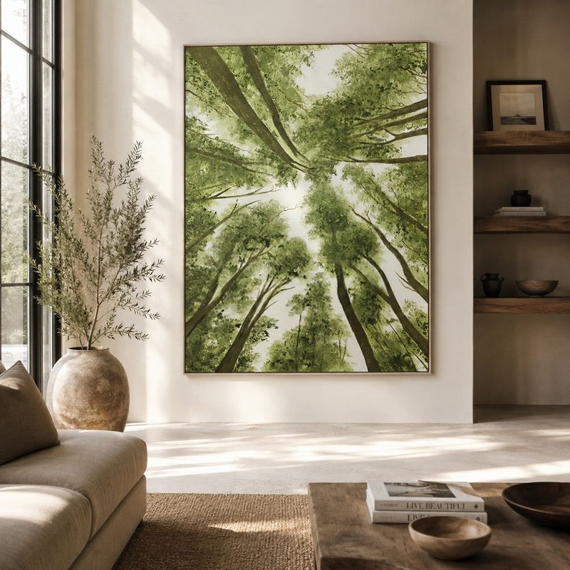 Wall Art Landscape Tree Vibrant Playful