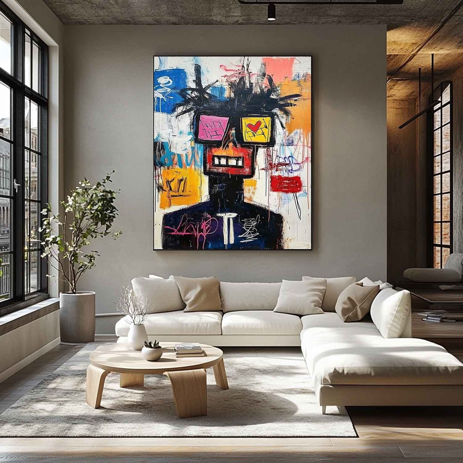 Wall Art Neo Expressionist Portrait