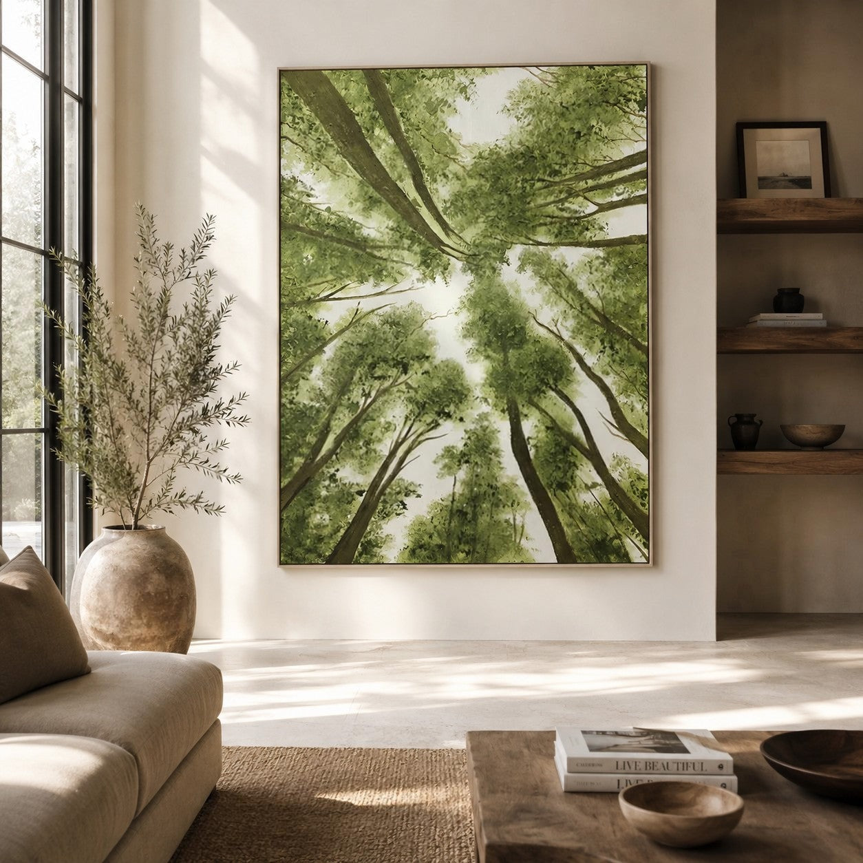 Wall Art Landscape Tree Vibrant Playful