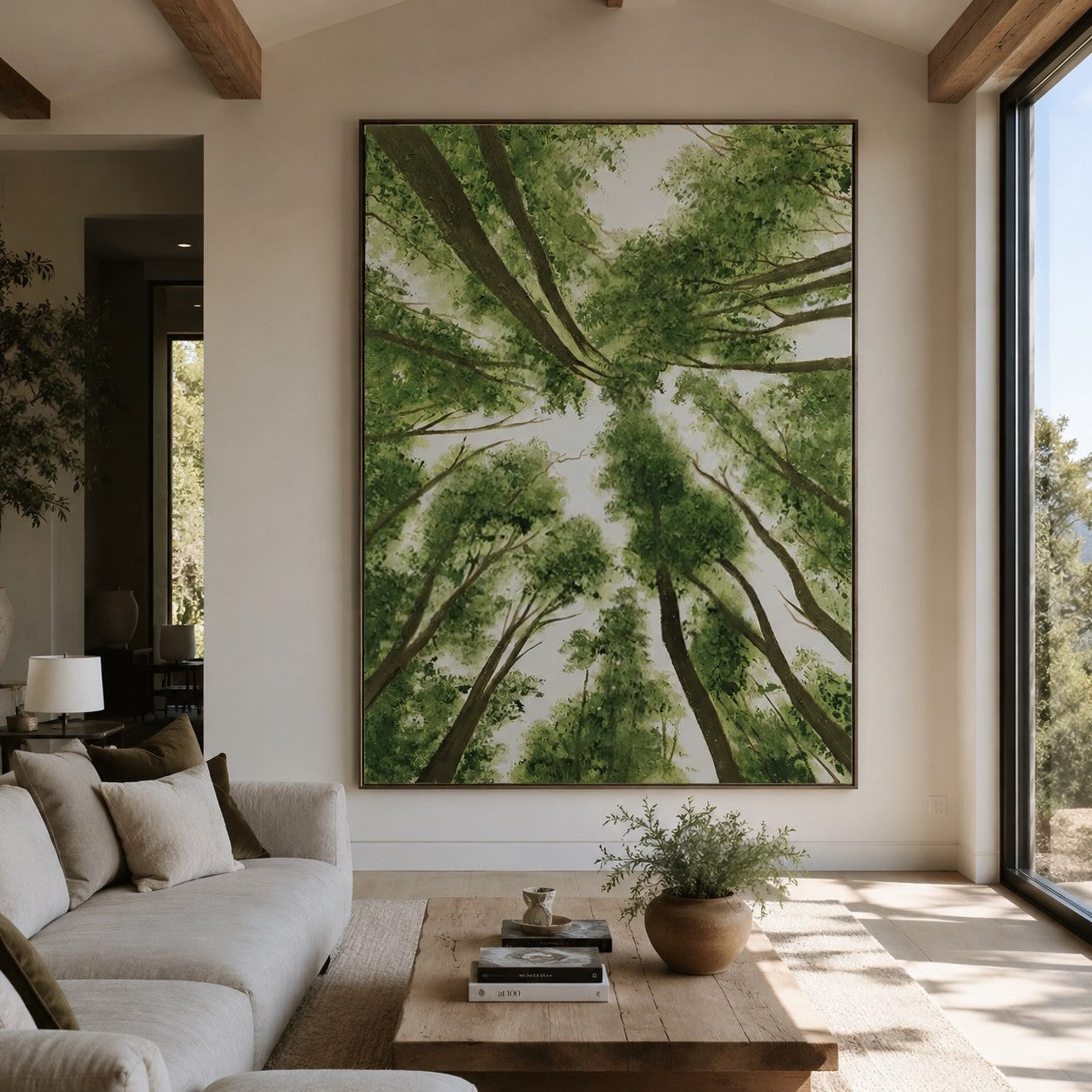 Wall Art Landscape Tree Vibrant Playful