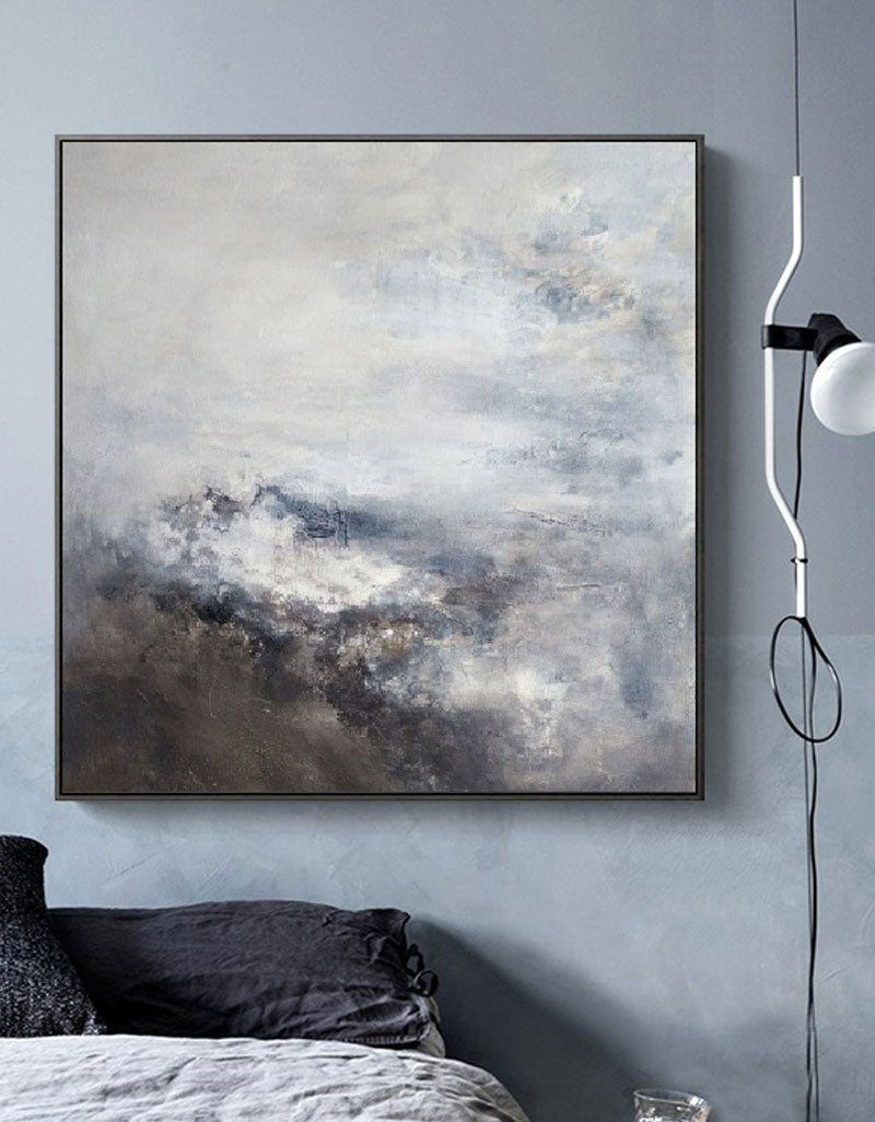 Brown Abstract Painting ABSS05 - Neutralighting