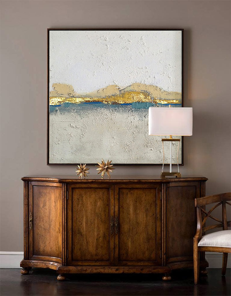 Gold Landscape Abstract Art ABLS04 - Neutralighting