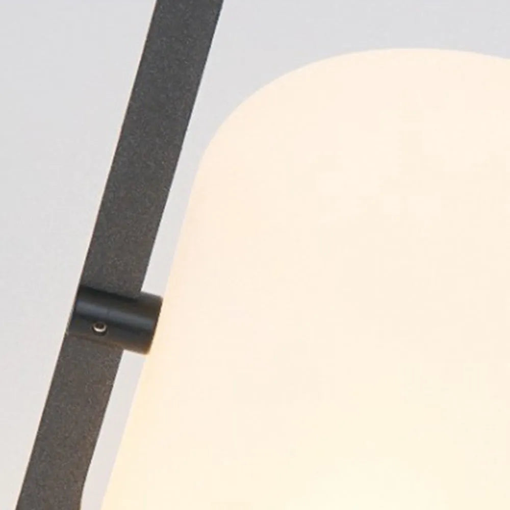 Ray Minimalist Glass/Acrylic Outdoor Landscape Pathway Light, White - Neutralighting