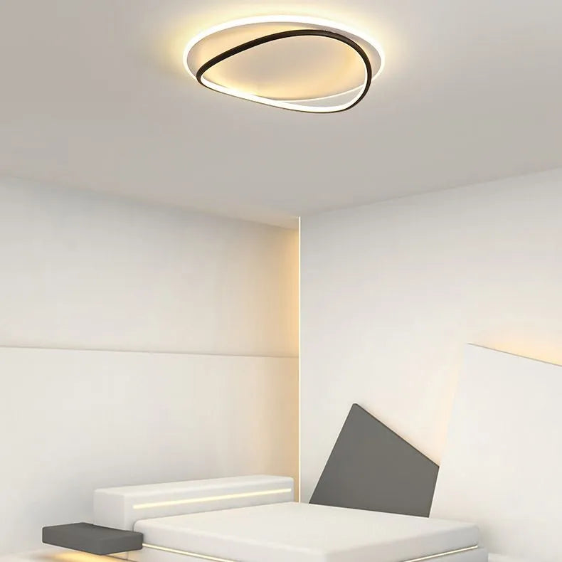 Arisha Minimalist Ring Modernom Flush Mount Ceiling Light - Neutralighting