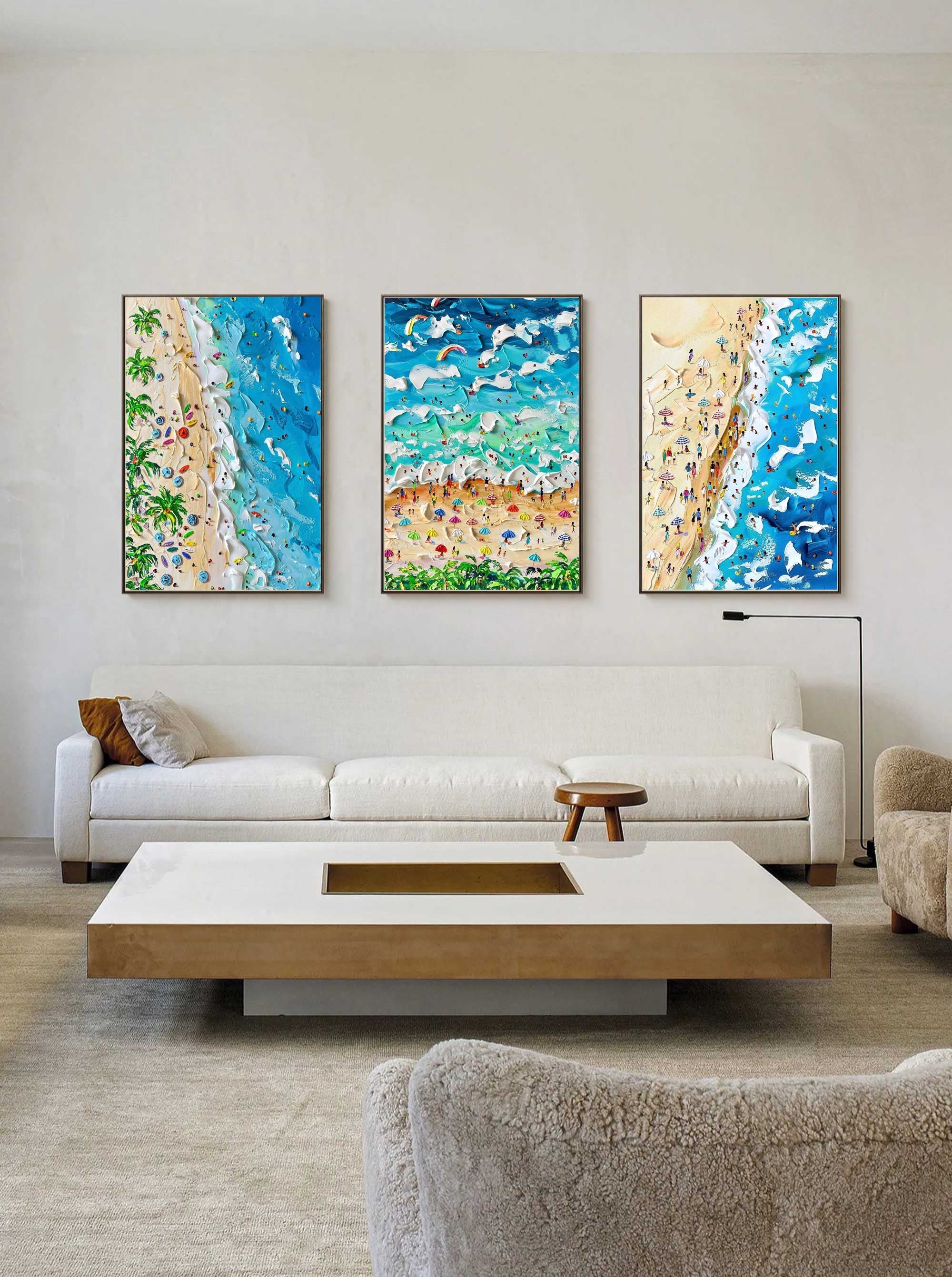 Abstract Painting Set of 3 SP125 - Neutralighting