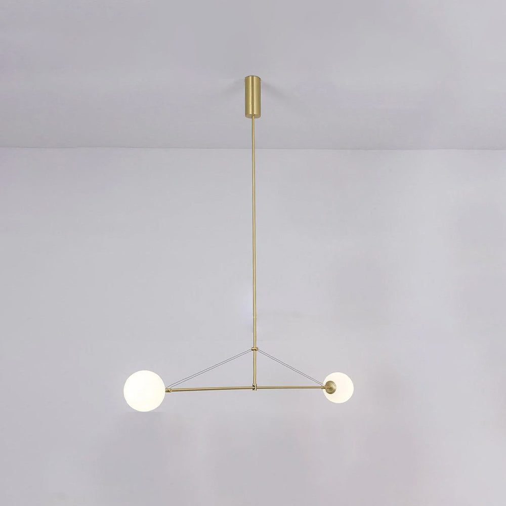 Arisha Minimalist Linear Mobile Pendant Light, Black - Neutralighting