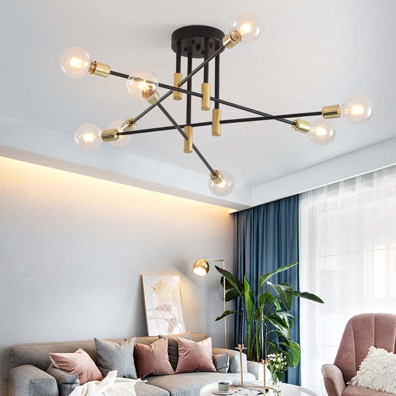 Lindsy Retro Satellite Shape Ceiling Light - Neutralighting