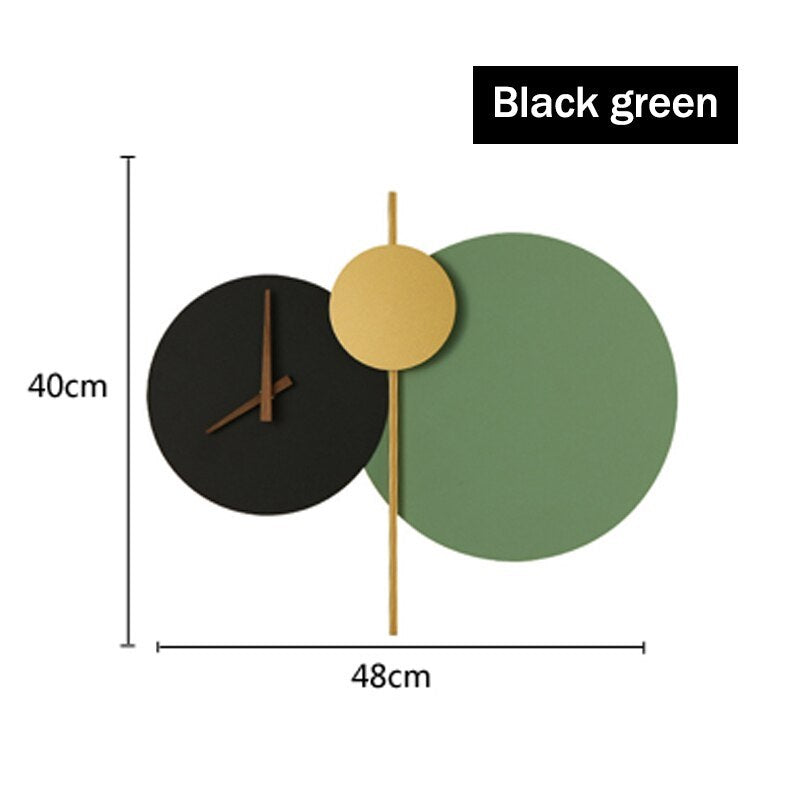 Arisha Modern Clock Metal Painted Wall Light LED Light Bedroom - Neutralighting