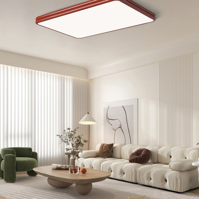 Valentina Retro LED Flush Mount Ceiling Light Metal/Acrylic Living Room - Neutralighting