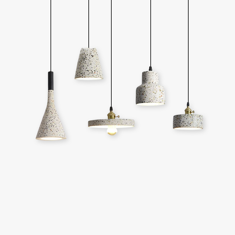 Aria Modern Stone Pendant Light, 5 Style - Neutralighting