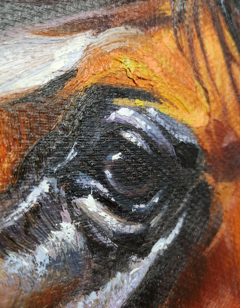 Brown Horse Painting ANH15 - Neutralighting