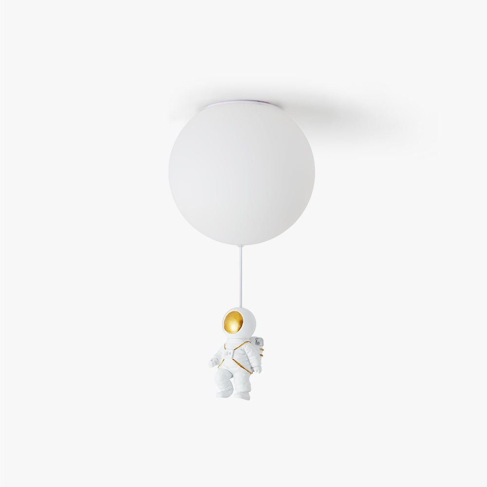 Aria Astronaut Balloon Flush Mount Ceiling Light, L 20/25/30/35cm - Neutralighting