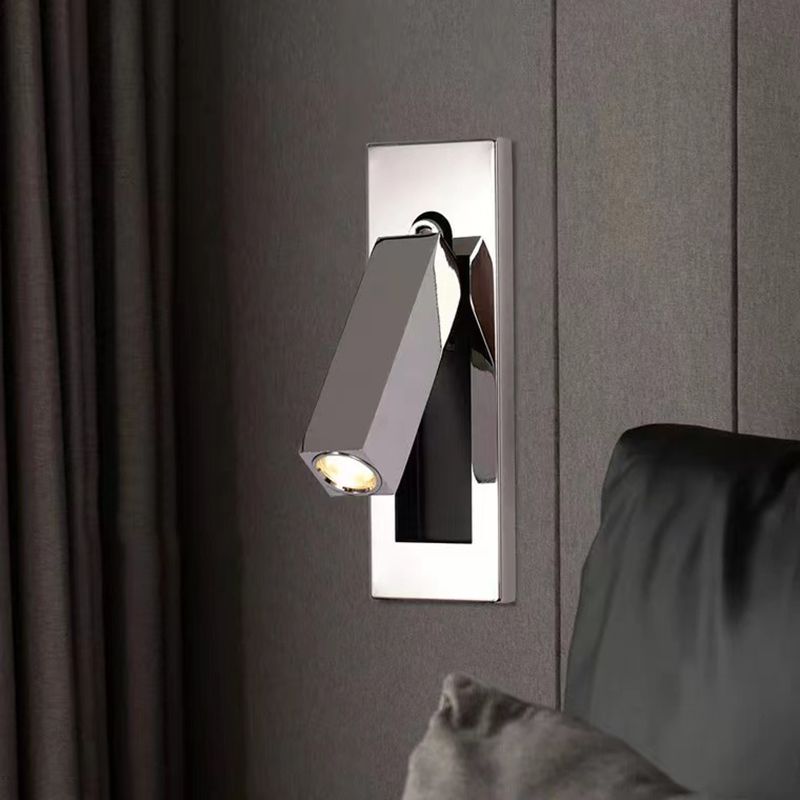 Arisha Modern Rotatable Bedside Sconce, Cylindrical/Square - Neutralighting