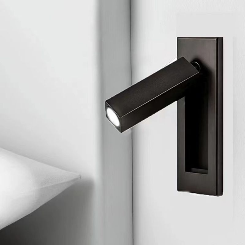 Arisha Modern Rotatable Bedside Sconce, Cylindrical/Square - Neutralighting