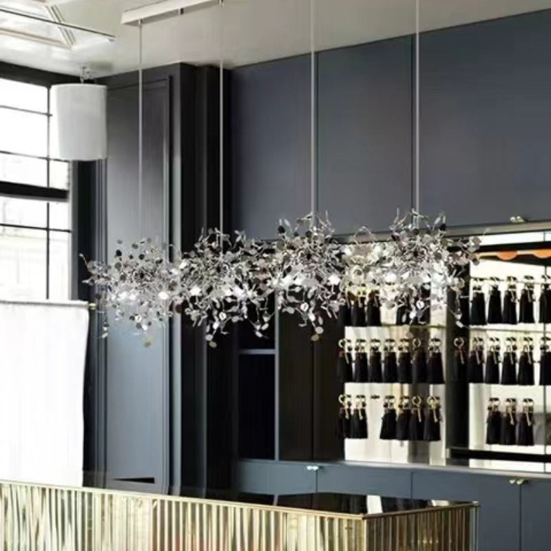 Olivia Artsy Classy Cluster Fireworks Pendant Light, Stainless steel - Neutralighting