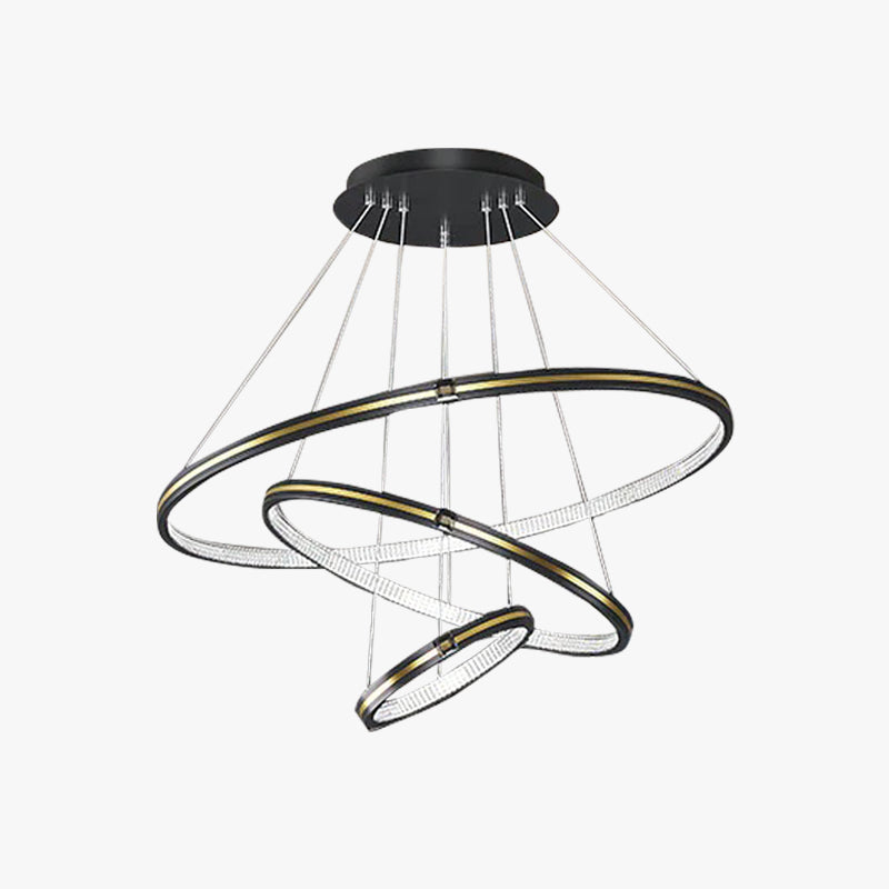 Arisha LED Rings Adjustable Pendant Light For Living Room &Dining Room - Neutralighting