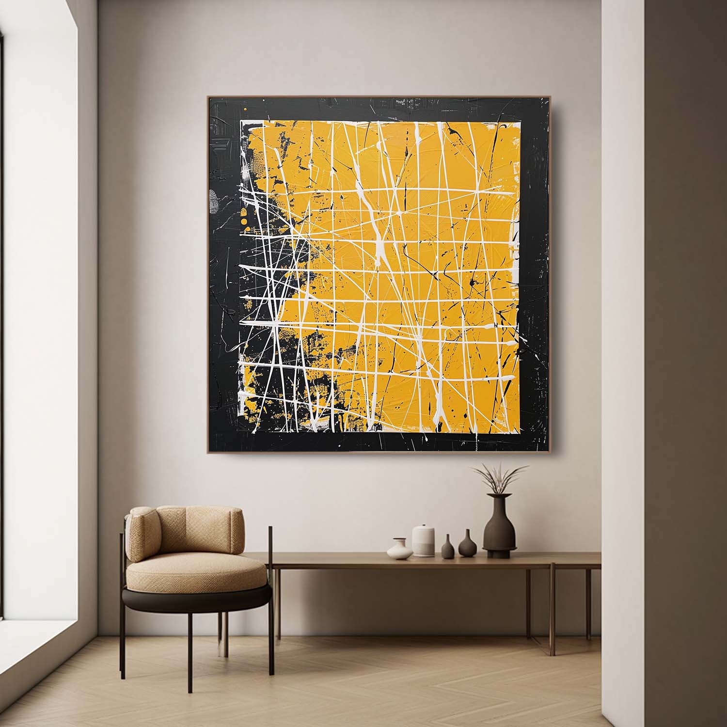 Abstract Expressionist Art AEA053 - Neutralighting