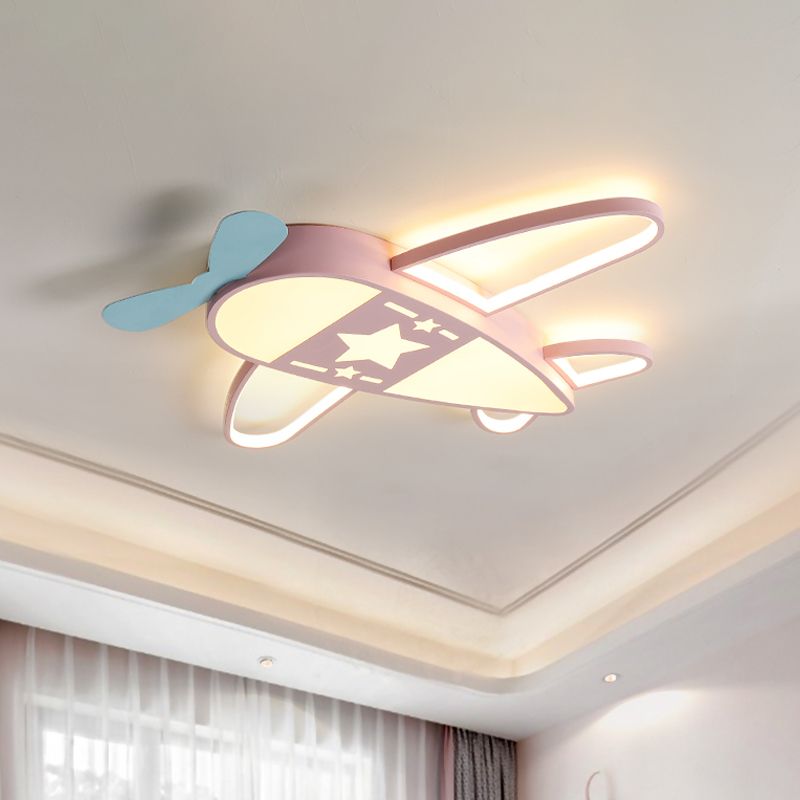 Valentina Modern Airplane Shaped Flush Mount Ceiling Light - Neutralighting